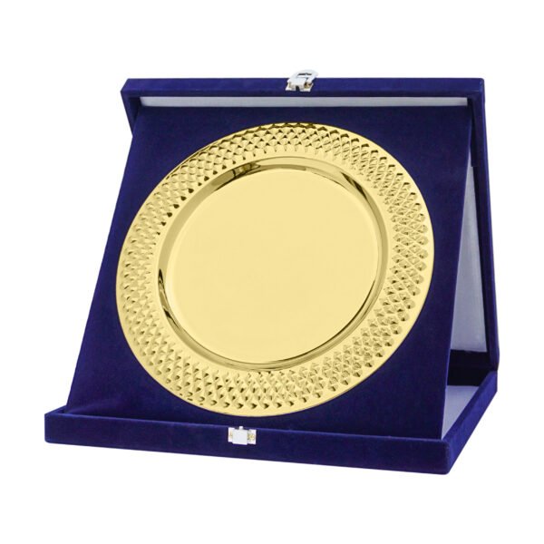 award arts metal plate with box mp-02 metal award